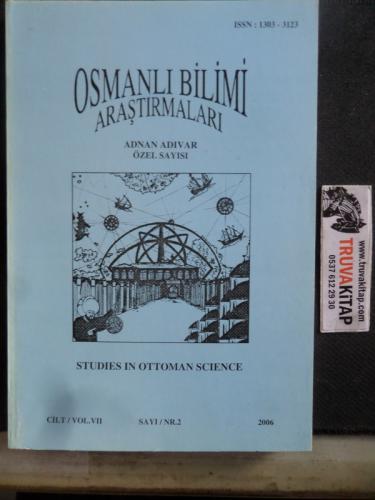 Osmanlı Bilimi Araştırmaları 2006 / 2