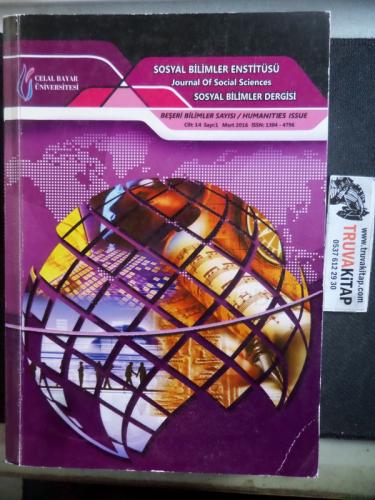 Sosyal Bilimler Enstitüsü Beşeri Bilimler Sayısı 2016 / 14-1