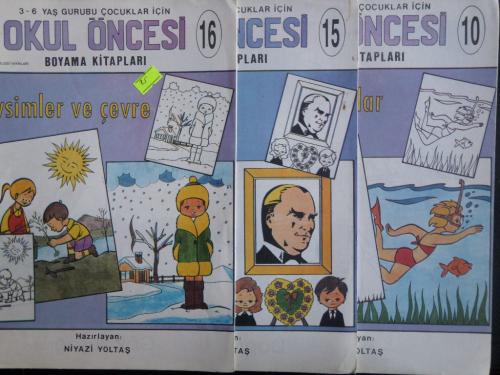 Okul Öncesi Boyama Kitapları / 3 Adet
