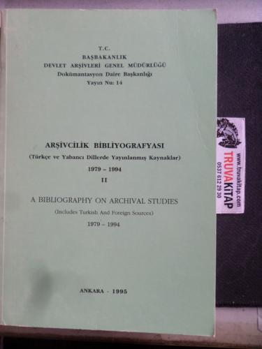 Arşivcilik Bibliyografyası I-II-III