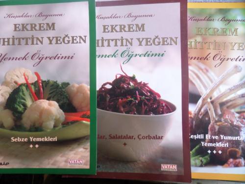 Ekrem Muhittin Yeğen Yemek Öğretimi / 3 Adet Ekrem Muhittin Yeğen