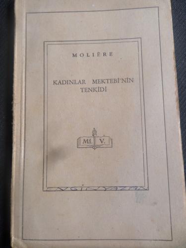 Kadınlar Mektebi'nin Tenkidi