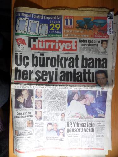 Hürriyet Gazetesi 28 Mayıs 1996 Salı - Üç Bürokrat Bana Her Şeyi Anlattı
