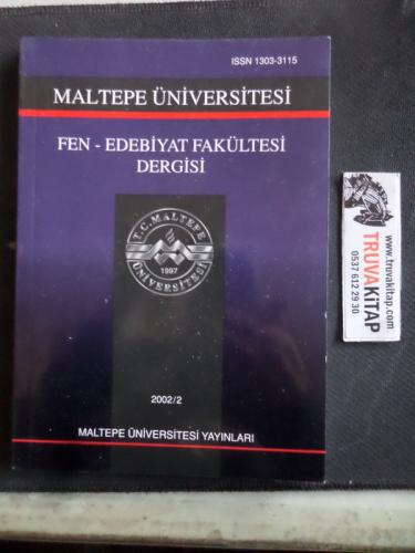 Fen Edebiyat Fakültesi Dergisi 2002 / 2