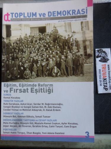 Toplum ve Demokrasi 2008 / 3