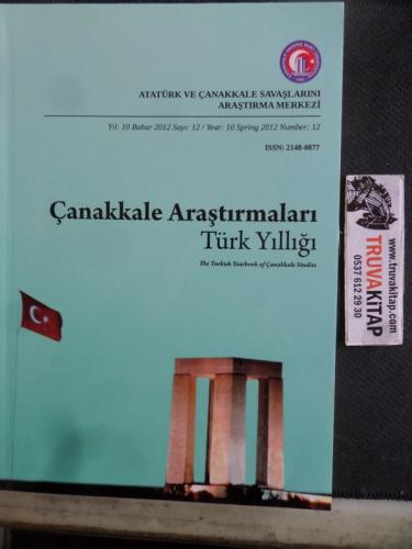 Çanakkale Araştırmaları 2012 / 12