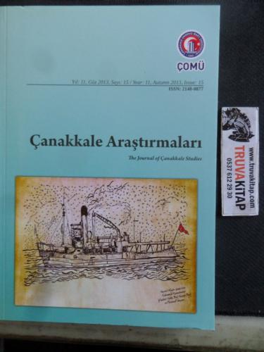 Çanakkale Araştırmaları 2013 / 15