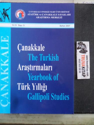 Çanakkale Araştırmaları Türk Yıllığı 2011 / 10-11