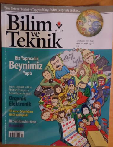 Bilim Ve Teknik 2013 / 551 - Biz Yapmadık Beynimiz Yaptı