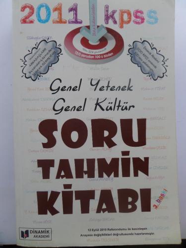 Genel Yetenek Genel Kültür Soru Tahmin Kitabı