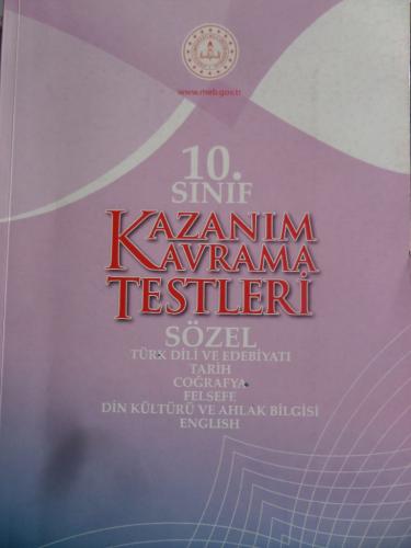 10. Sınıf Kazanım Kavrama Testleri Sözel