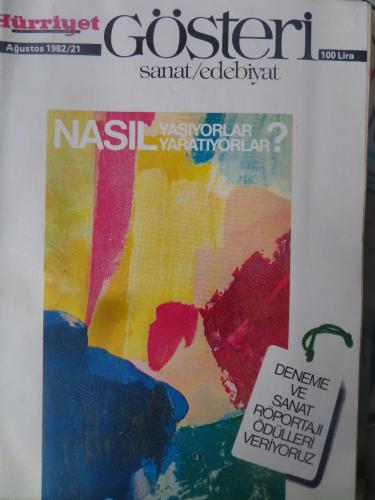 Gösteri Sanat Edebiyat Dergisi 1982 / 21