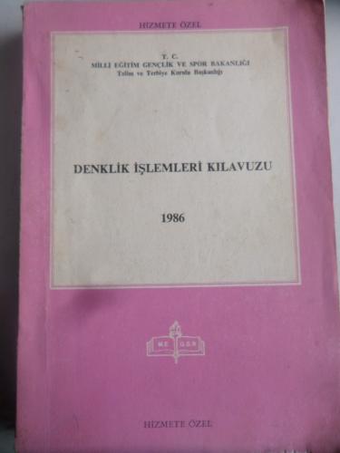 Denklik İşlemleri Kılavuzu