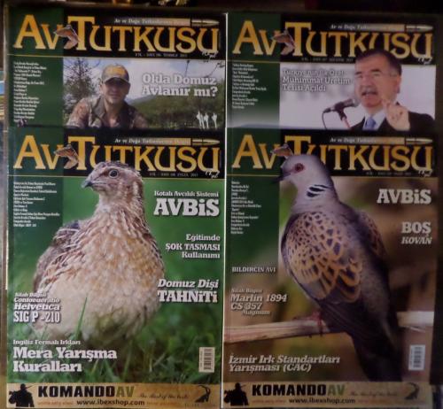 Av Tutkusu  2013 / 186-187-188-189 (4 Dergi)