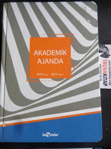 Akademik Ajanda 2018 Eylül - 2019 Araık