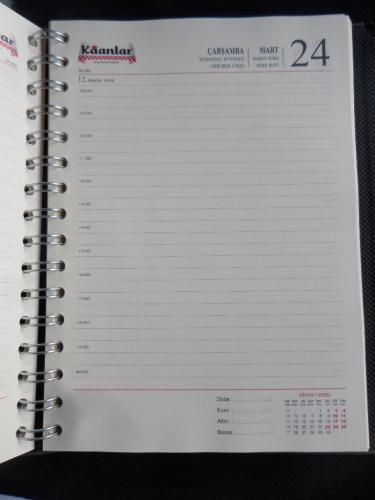 Ajanda / Kaanlar Ajanda / Kaanlar