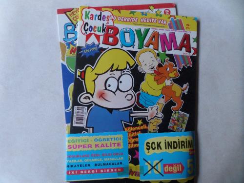 Kardeş Çocuk Dergisi Sayı 5 + Keyif Çocuk Boyama Sayı 5