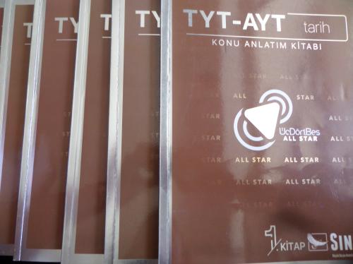 TYT-AYT Tarih Konu Anlatım Kitabı / 6 Adet (ÜçDörteş All Star)