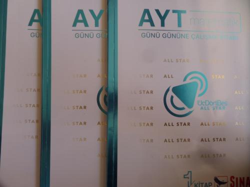 AYT Matematik Günü Gününe Çalışma Kitabı / 3 Adet (ÜçDörteş All Star)