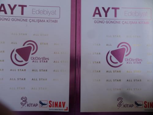 AYT Edebiyat Günü Gününe Çalışma Kitabı / 2 Adet (ÜçDörteş All Star)