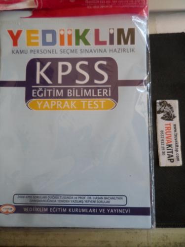 KPSS Eğitim Bilimleri Yaprak Test