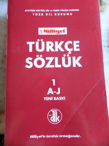 Türk Dil Kurumu Türkçe Sözlük 1 A-J
