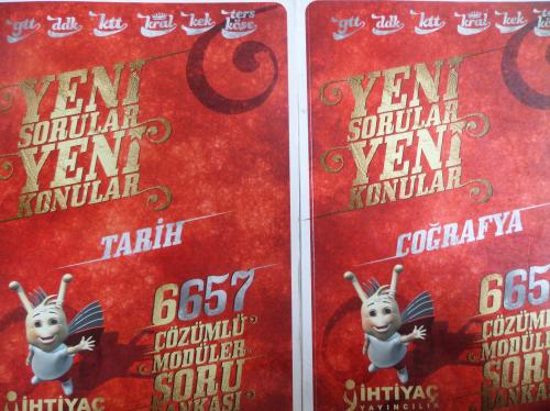 Tarih + Coğrafya 6657 Çözümlü Modüler Soru Bankası / 2 Kitap