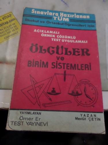 Ölçüler Ve Birim Sistemleri