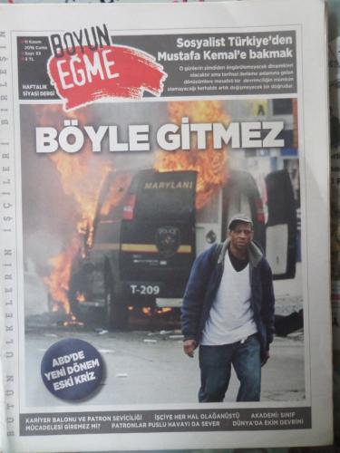 Boyun Eğme 2016 / 53 - Böyle Gitmez