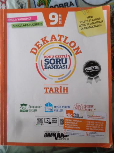 9. Sınıf Dekatlon Tarih Konu Özetli Soru Bankası