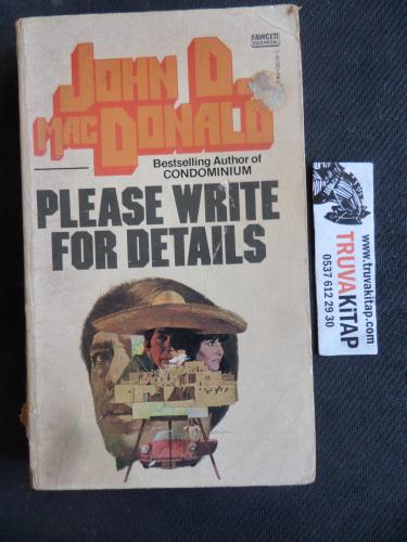 Please Write for Details