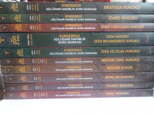 Konsensus Adli İdari Hakimlik Soru Bankası / 10 Adet