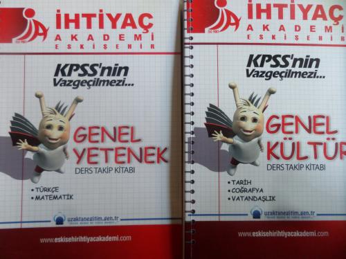 KPSS Genel Yetenek - Genel Kültür Ders Takip Kitabı / 2 Kitap