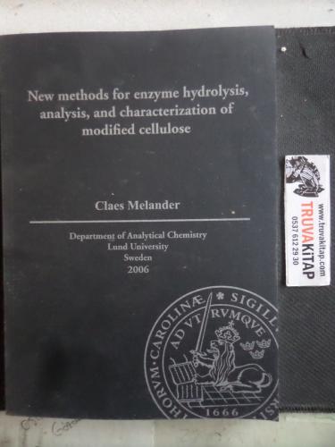 New Methods For Enzyme Hydrolysis Analysis and Characterization of Modified Cellulose