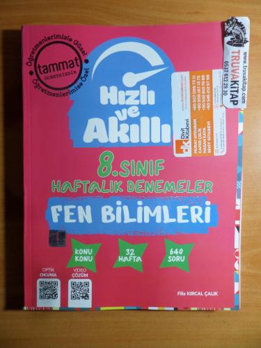 8. Sınıf Hızlı ve Akıllı Haftalık Denemeler Fen Bilimleri