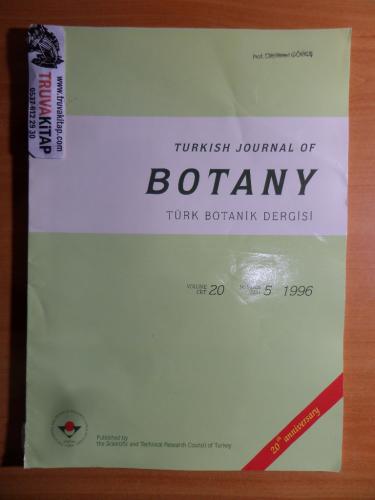 The Turkish Journal Of Botany - Türk Botanik Dergisi Cilt: 20 - 1996 /