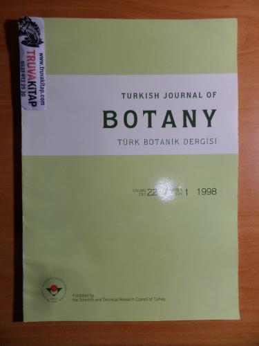 The Turkish Journal Of Botany - Türk Botanik Dergisi Cilt: 22 - 1998 /