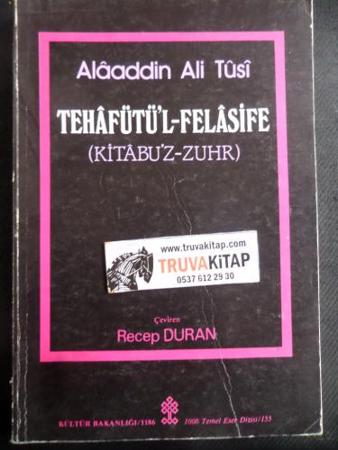 Tehafütü'l - Felasife (Kitabu'z-Zuhr)