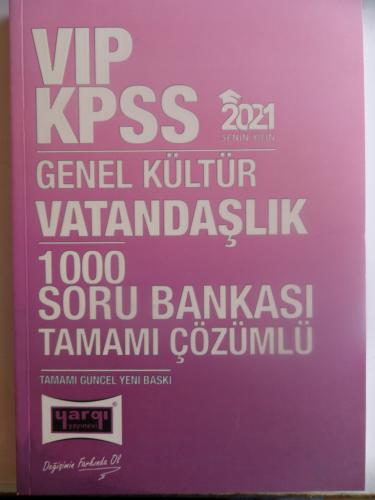 VİP KPSS Genel Kültür Vatandaşlık 1000 Soru Bankası Tamamı Çözümlü