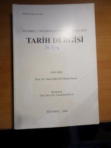 Tarih Dergisi 36. Sayı / 1995 - 2000