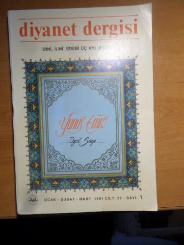 Diyanet Dergisi 1991 / 01 - Yunus Emre