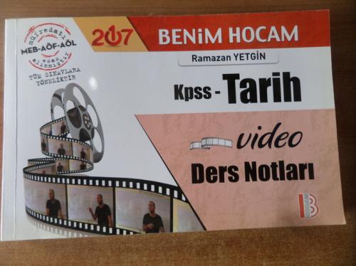Benim Hocam KPSS 2017 Tarih Video Ders Notları Ramazan Yetgin