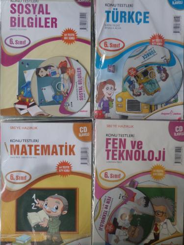 6.Sınıf SBS'ye Hazırlık Konu Testleri CD'li / 4 Adet