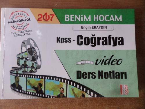 Benim Hocam KPSS 2017 Coğrafya Video Ders Notları Engin Eraydın