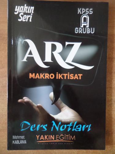 KPSS A Grubu ARZ Makro İktisat Ders Notları