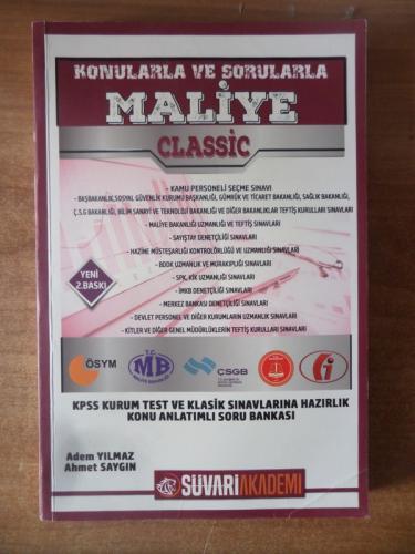 Konularla Ve Sorularla Maliye Classic Soru Bankası