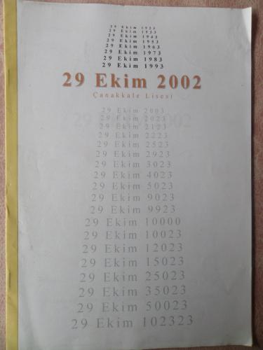 29 Ekim 2002