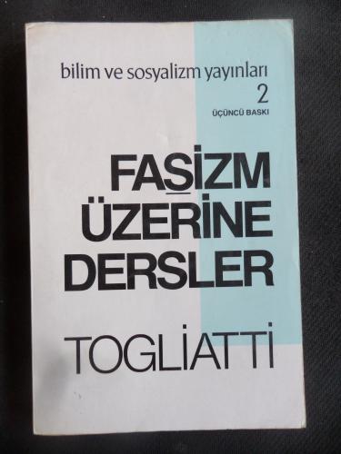 Faşizm Üzerine Dersler Togliatti