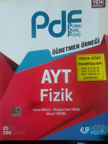 AYT Fizik Planlı Ders Föyü Yunus Güleç