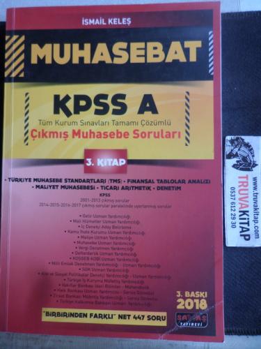 KPSS - A Çıkmış Muhasebe Soruları 3.Kitap